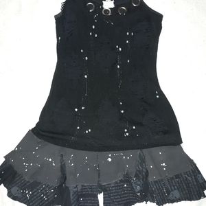 (VINTAGE) LIP SERVICE  MINI DRESS